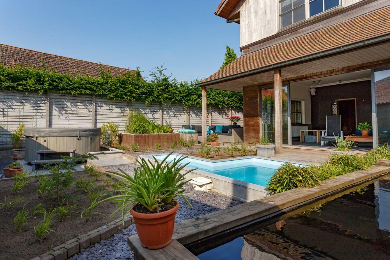 Zente Villa Sint-Laureins Exterior foto